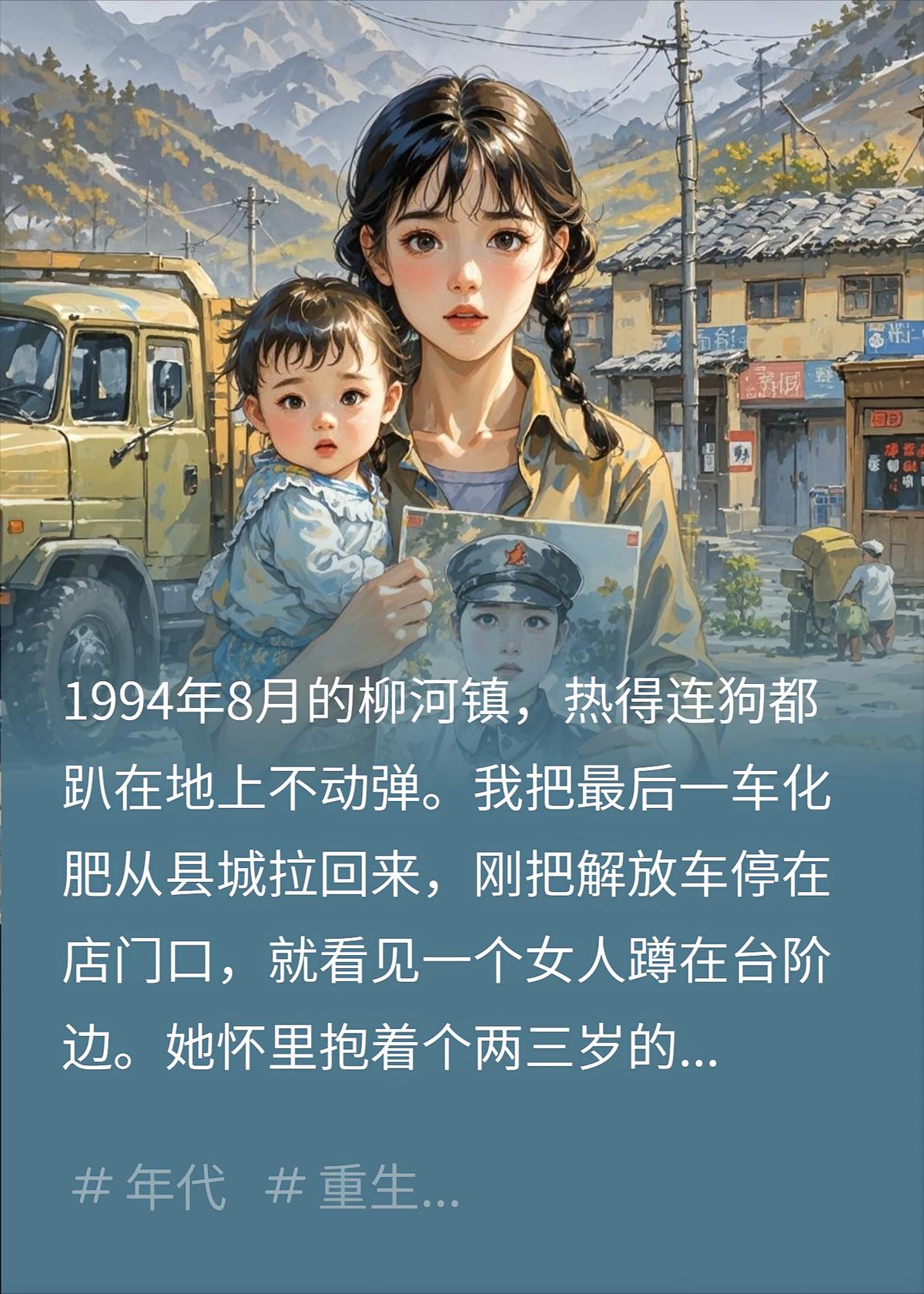 被拐七年的女人抱着娃，拿着我和局长的合照求救