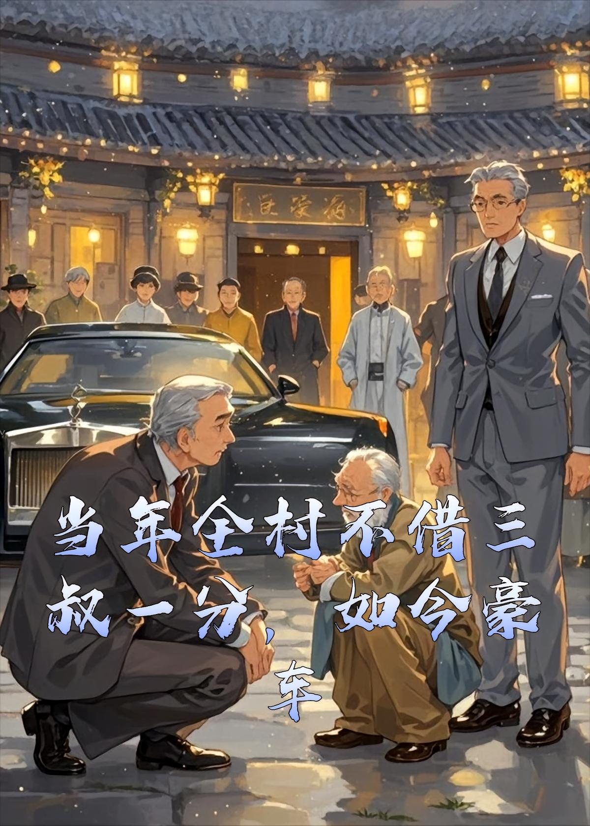 当年全村不借三叔一分，如今豪车一停全村集体破防