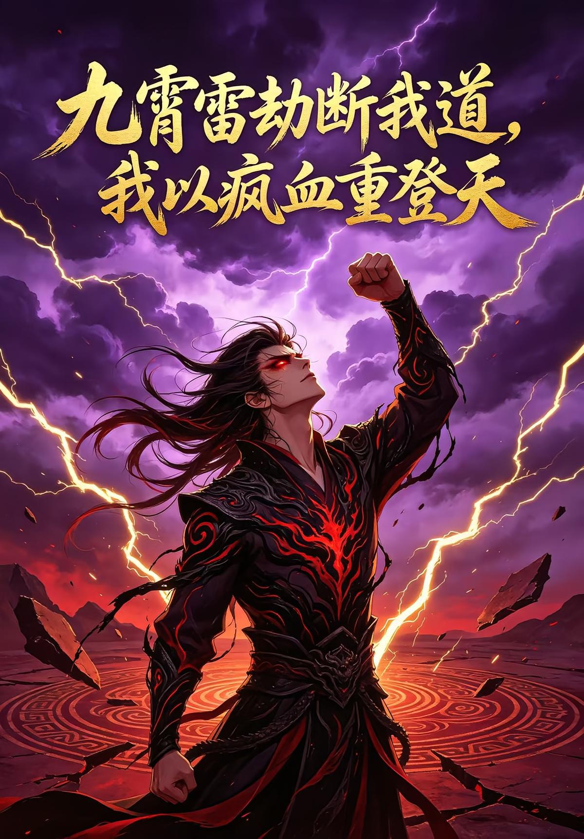 九霄雷劫断我道，我以疯血重登天