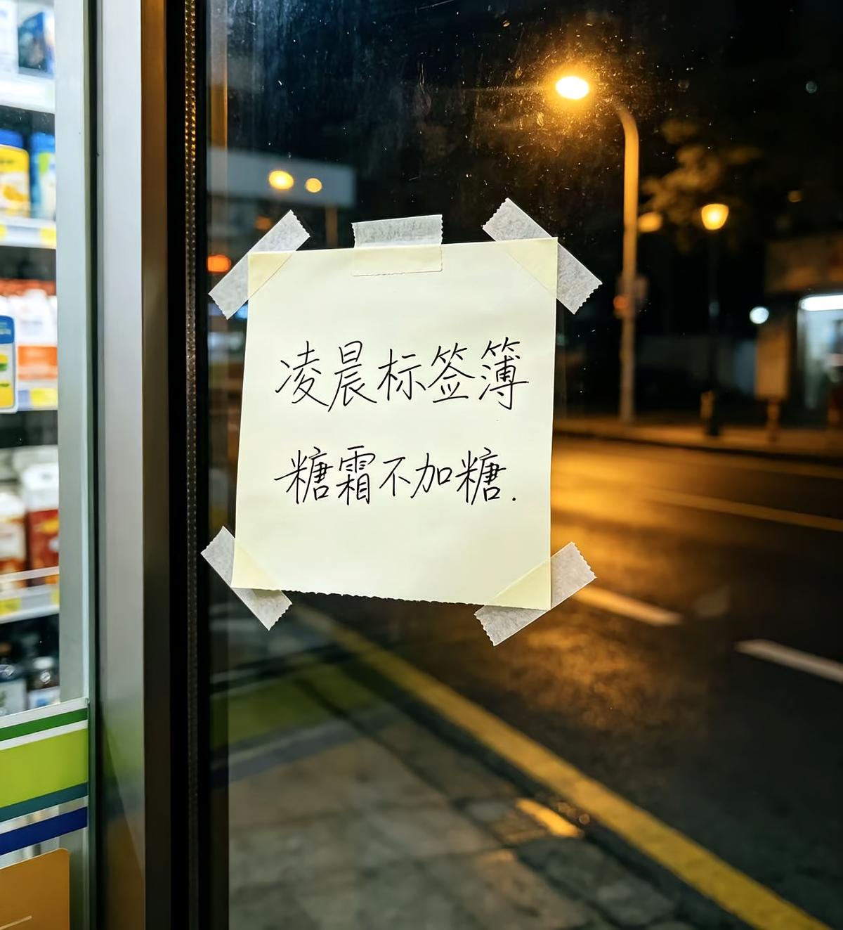 凌晨标签簿