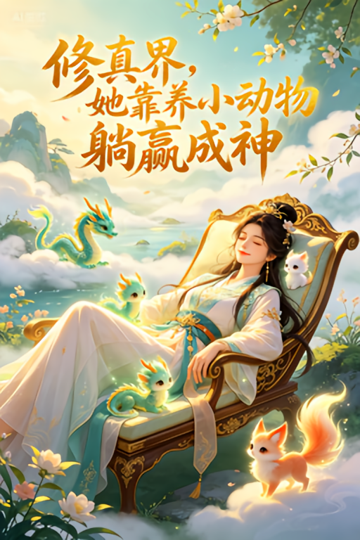 修真界，她靠养小动物躺赢成神