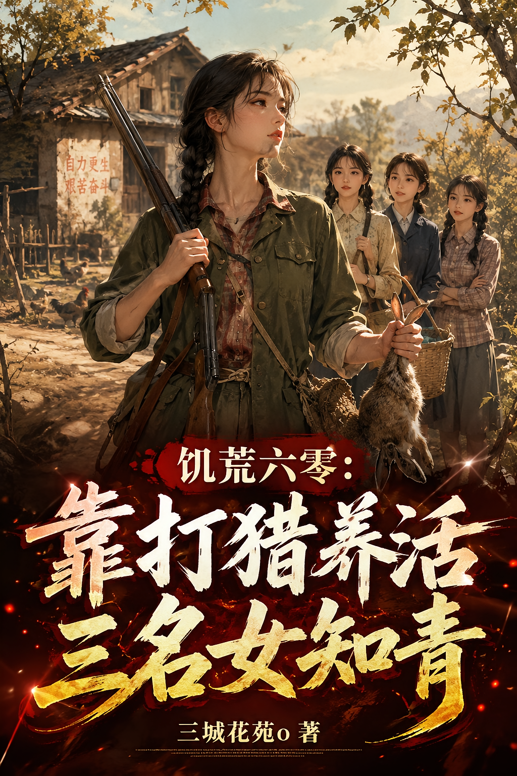 饥荒六零：靠打猎养活三名女知青
