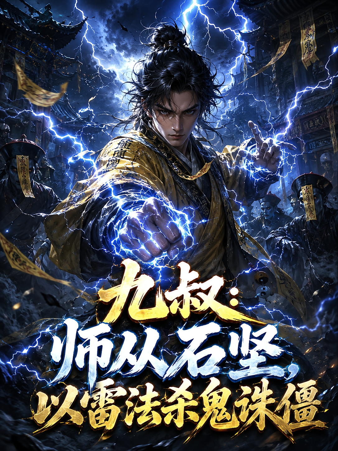 九叔：师从石坚，以雷法杀鬼诛僵
