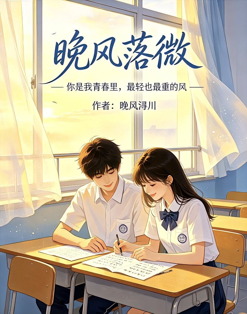 晚风落微