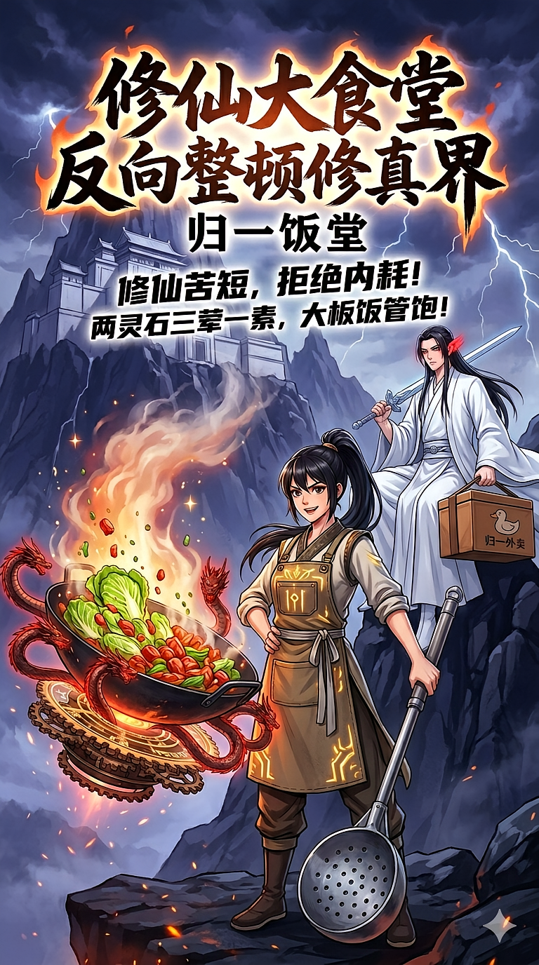 修仙大食堂，反向整顿修仙界