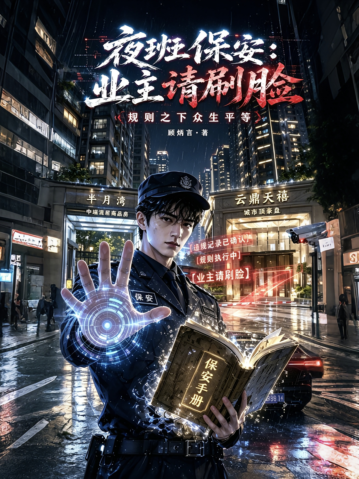 夜班保安：业主请刷脸