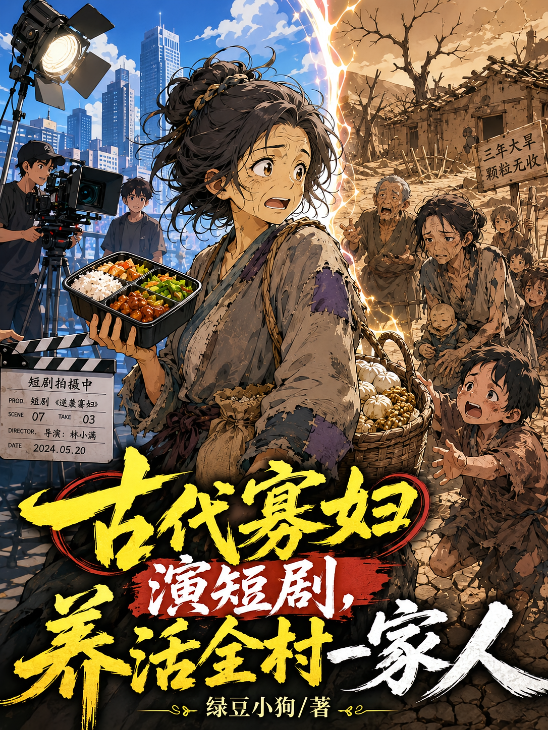 古代寡妇演短剧，养活全村一家人