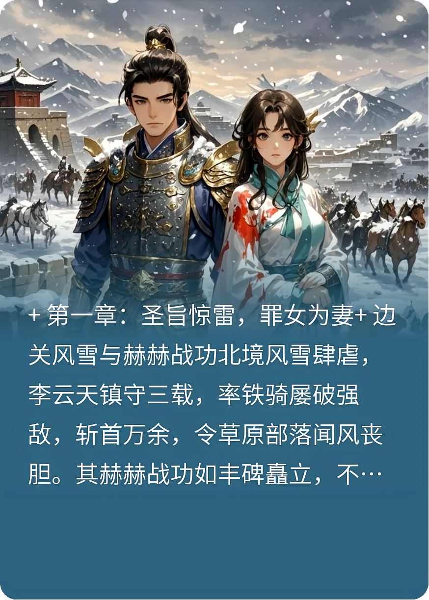 边关兵王:《从领娶罪女开始崛起》
