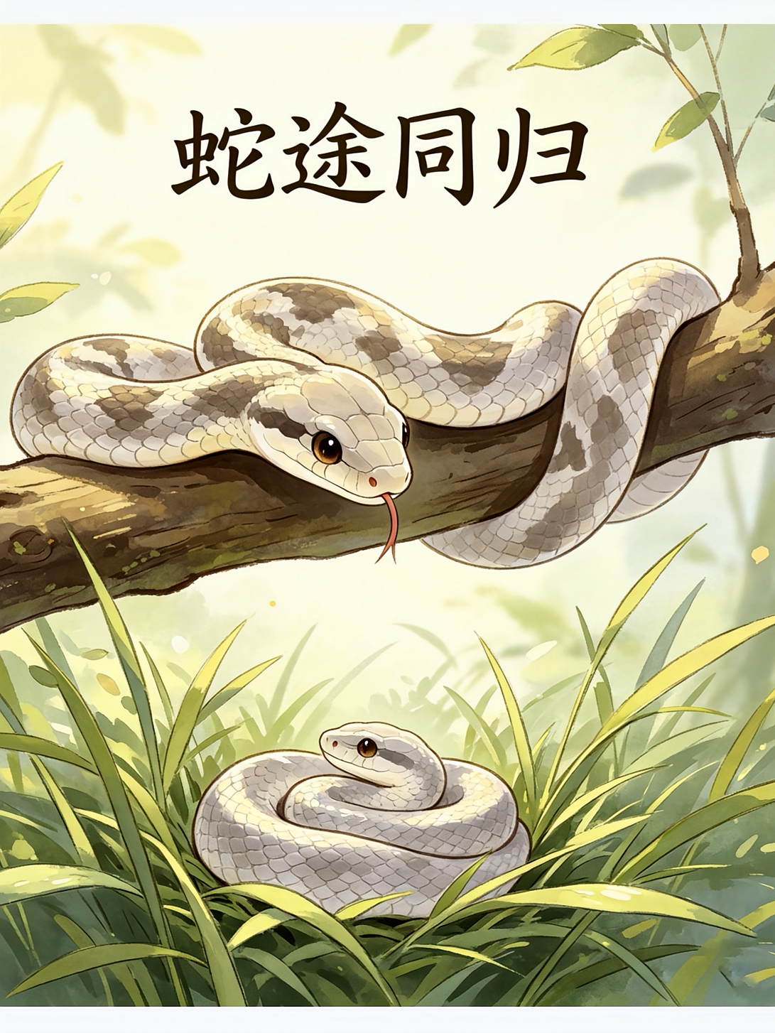 蛇途同归