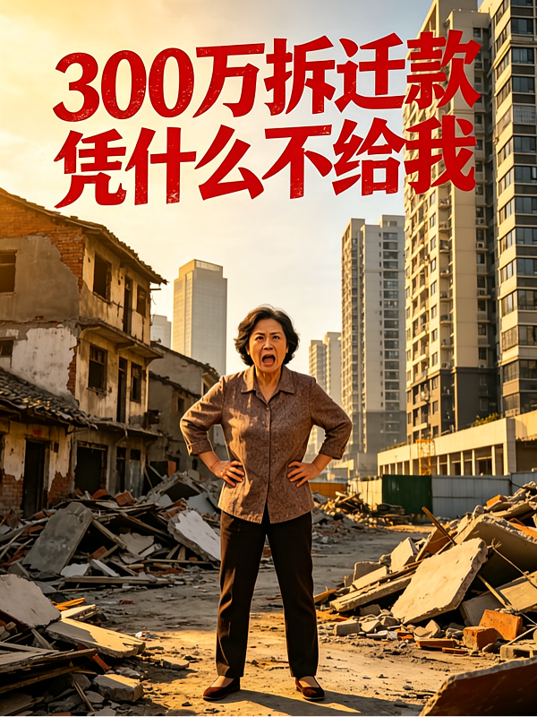 300万拆迁款凭什么不给我
