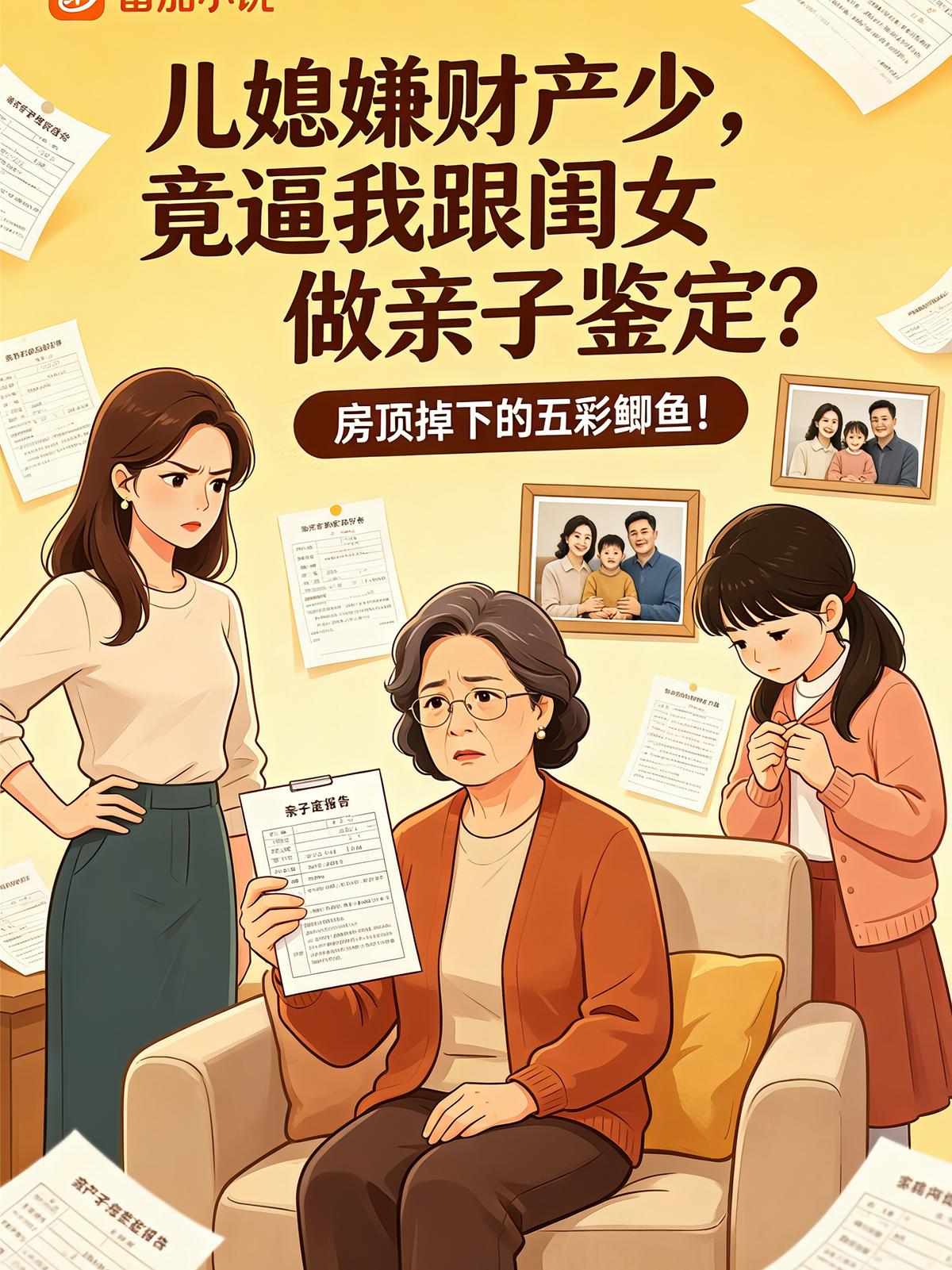 儿媳嫌财产少，竟逼我跟闺女做亲子鉴定？
