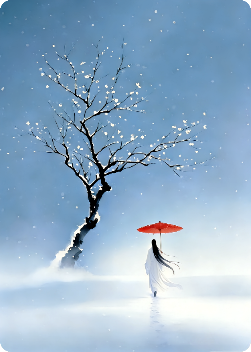 落雪无声，人过无痕