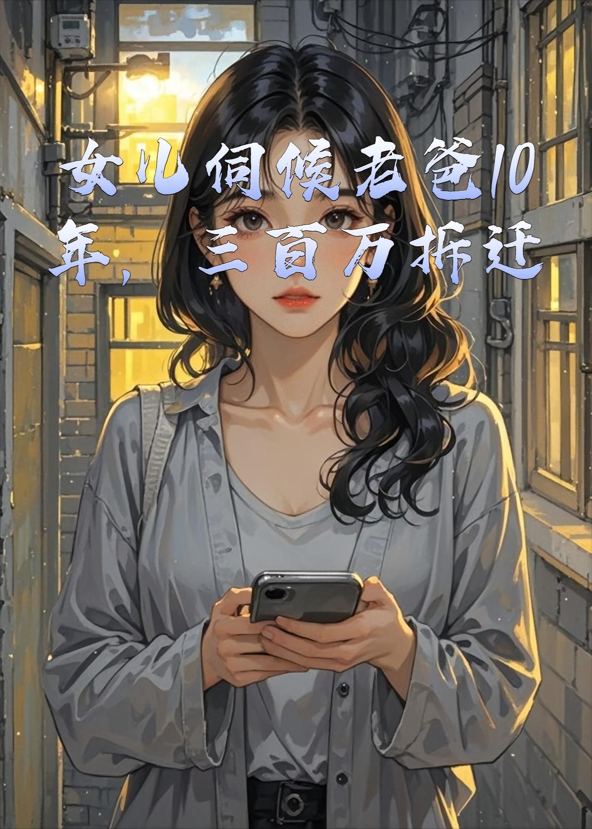 女儿伺候老爸10年，三百万拆迁款全给了大哥