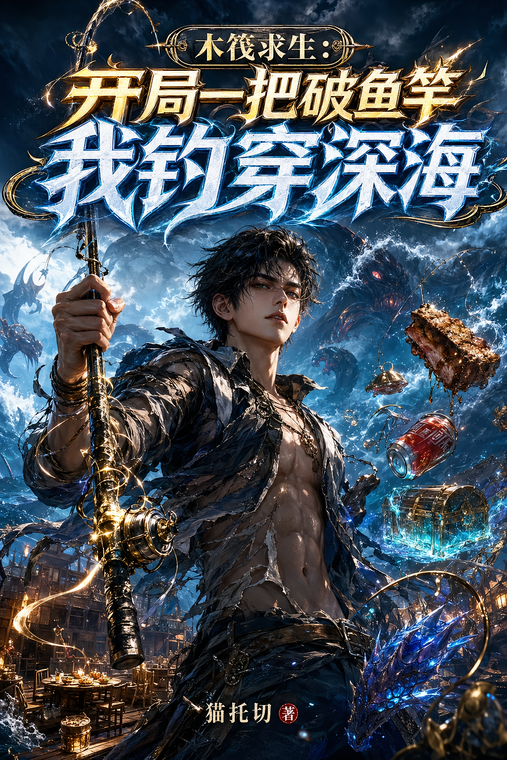 木筏求生：一把鱼竿，我钓穿深海