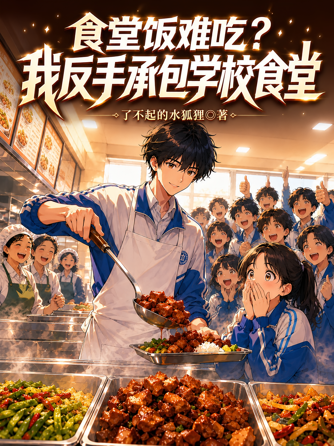 学校饭难吃，我反手承包学校食堂