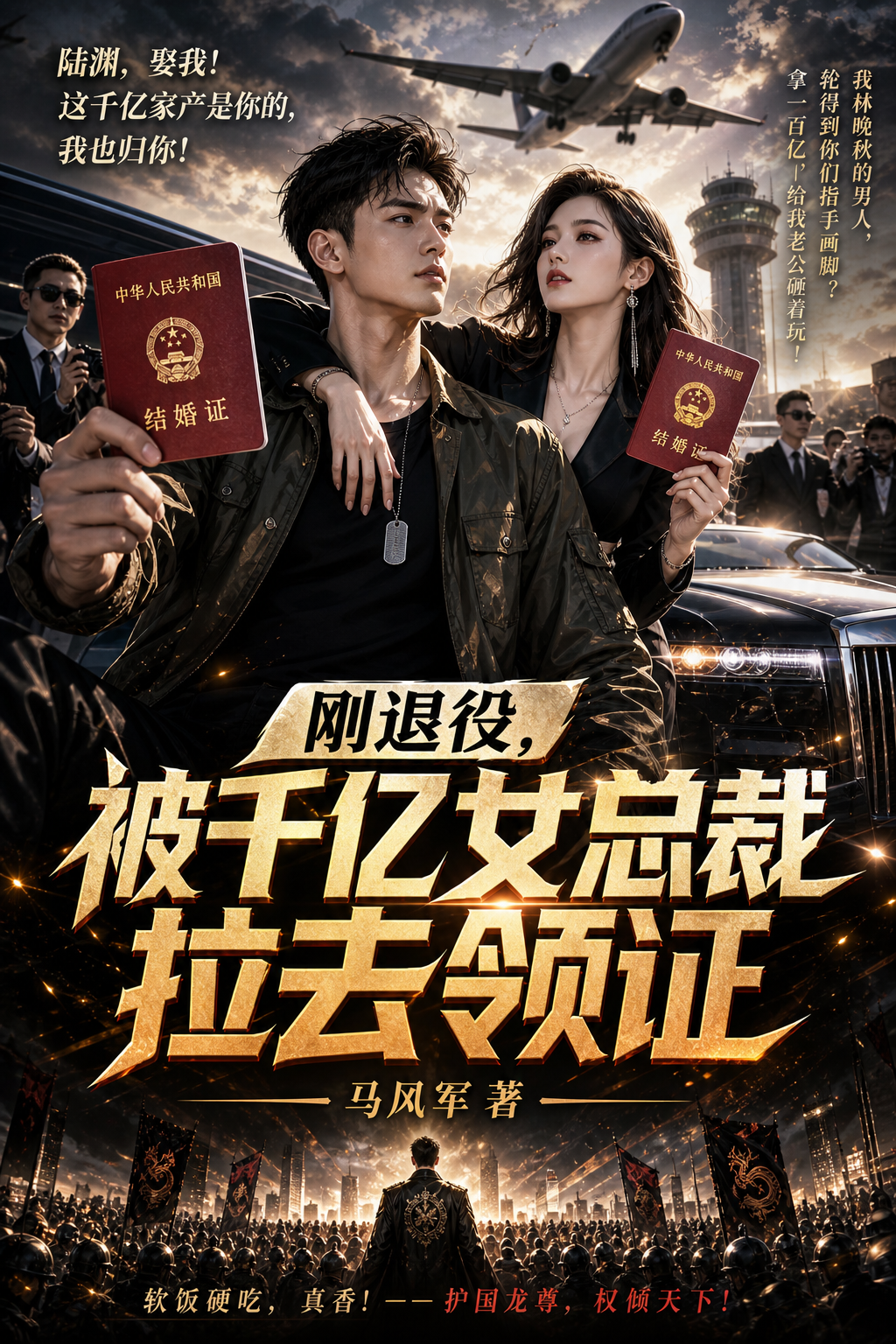 刚退役，被千亿女总裁拉去领证