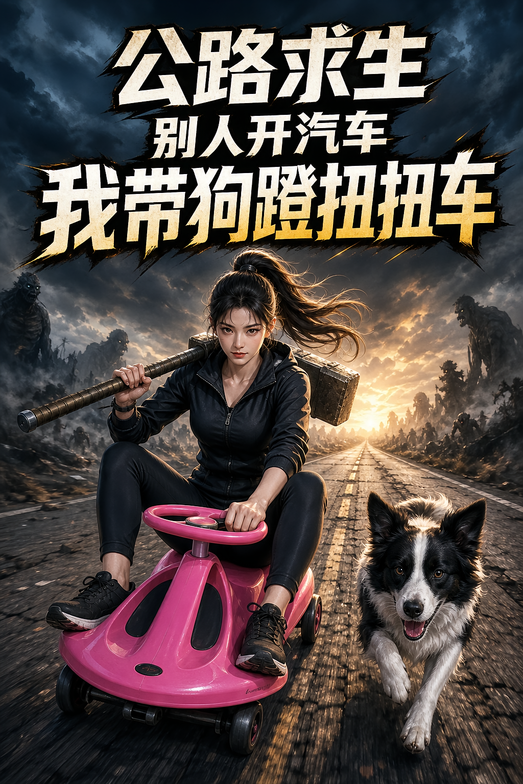 公路求生：别人开汽车，我带狗蹬