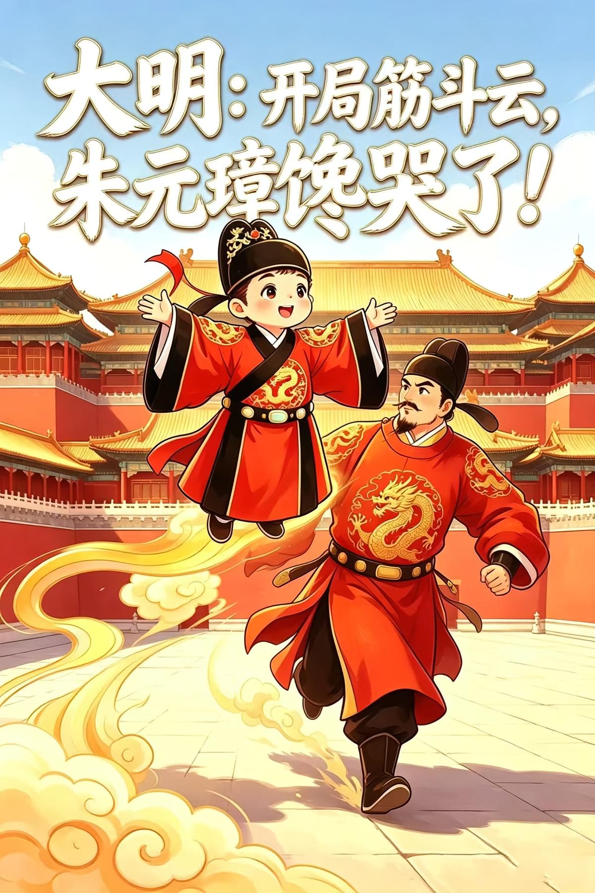 大明：开局筋斗云，老朱馋哭了！