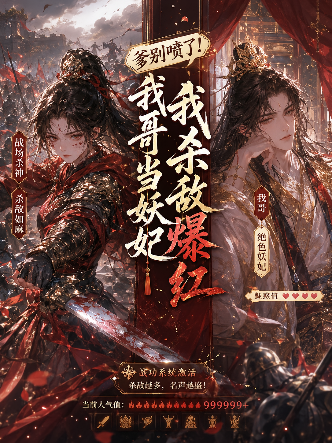 爹别喷了！我哥当妖妃我杀敌爆红