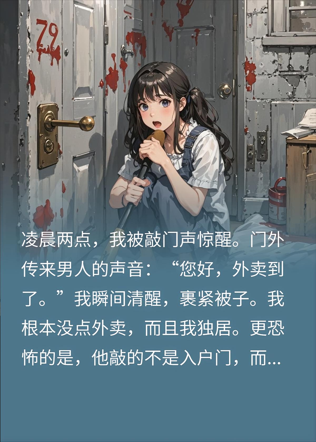 凌晨两点外卖员敲卧室门说我外卖到了，可我没点外卖啊