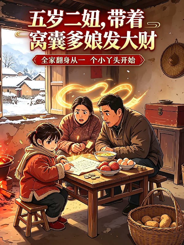 五岁二妞，带着窝囊爹娘发大财