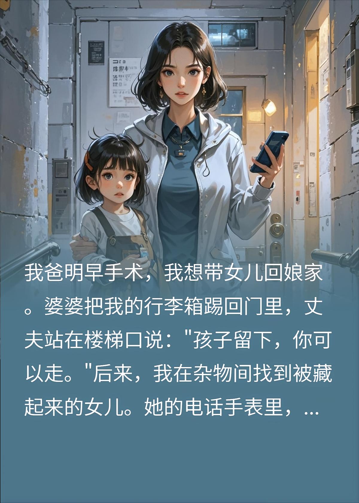 远嫁八年，婆婆藏起我女儿后他跪了