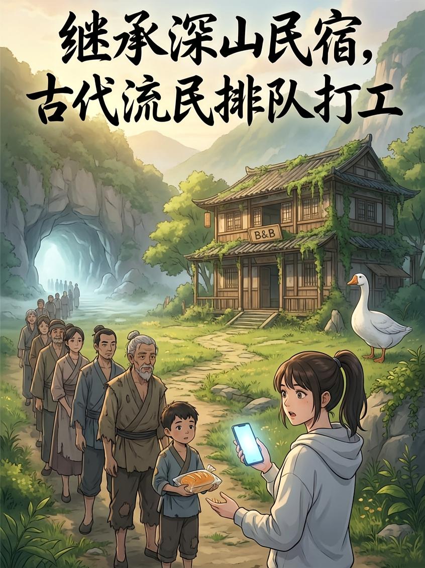 继承深山民宿，古代流民排队打工