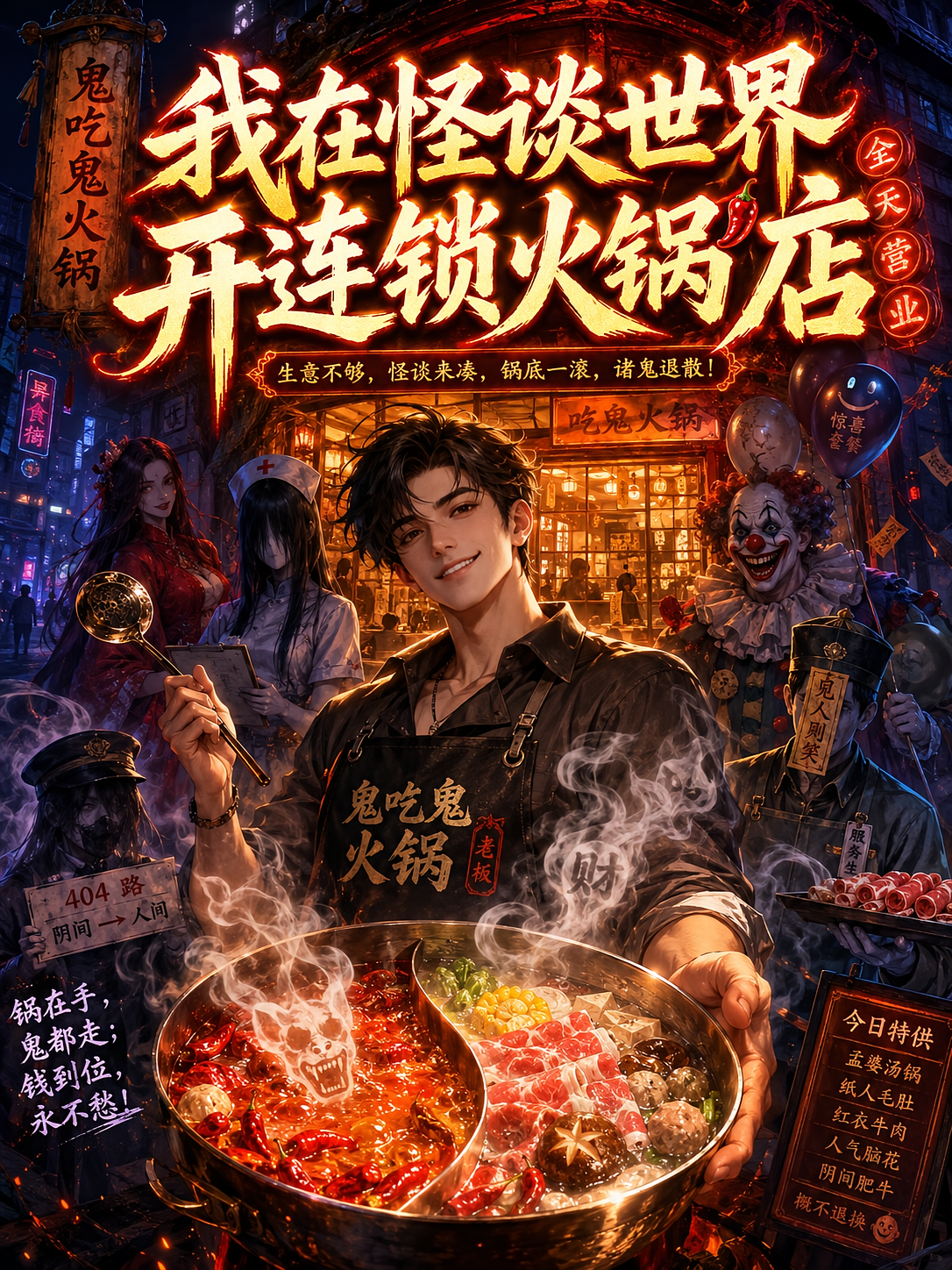 我在怪谈世界开连锁火锅店