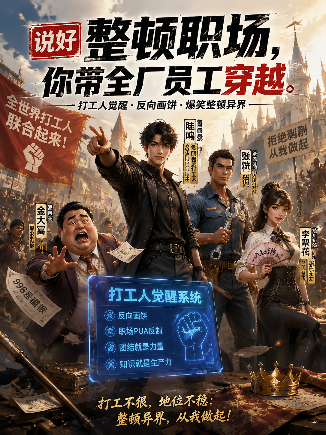 说好整顿职场，你带全厂员工穿越