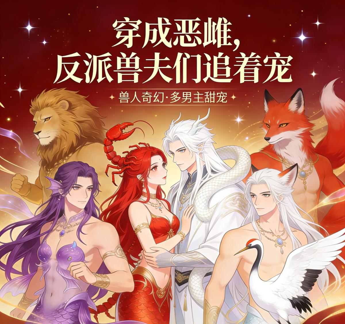 穿成恶雌，反派兽夫们追着宠