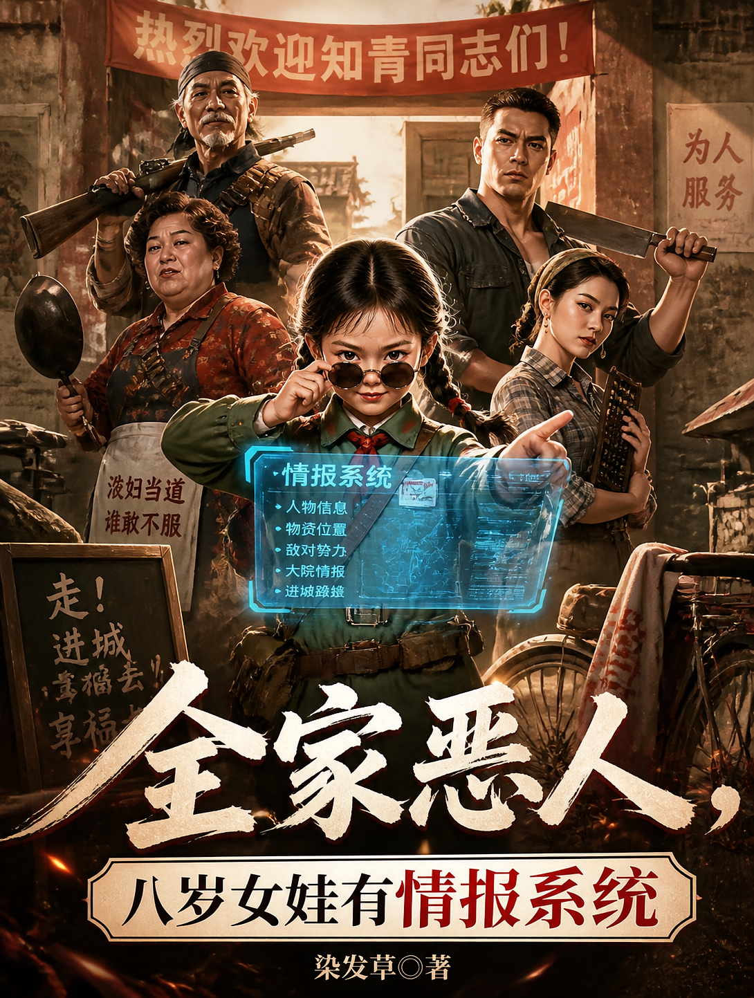 全家恶人，八岁女娃有情报系统
