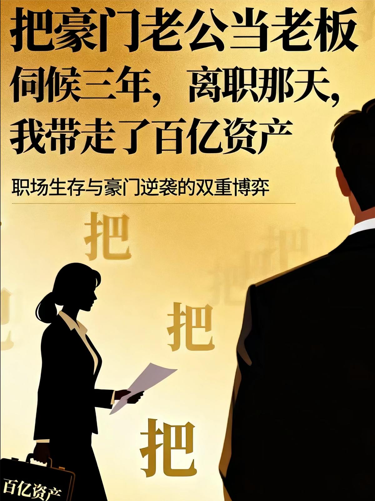 把豪门老公当老板伺候三年，离职那天，我带走百亿资产