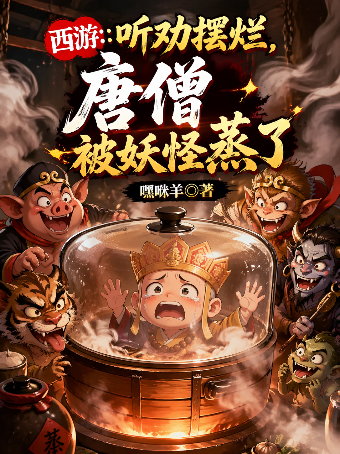 西游：听劝摆烂，唐僧被妖怪蒸了