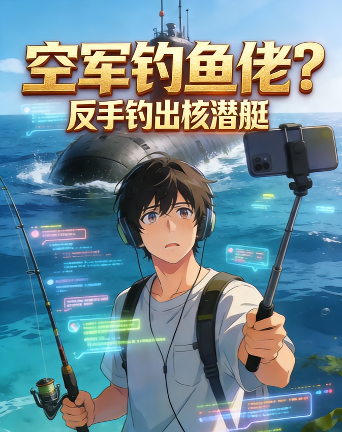 空军钓鱼佬？反手钓出核潜艇