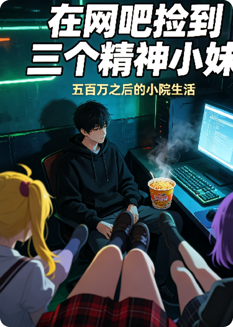 在网吧捡到三个精神小妹