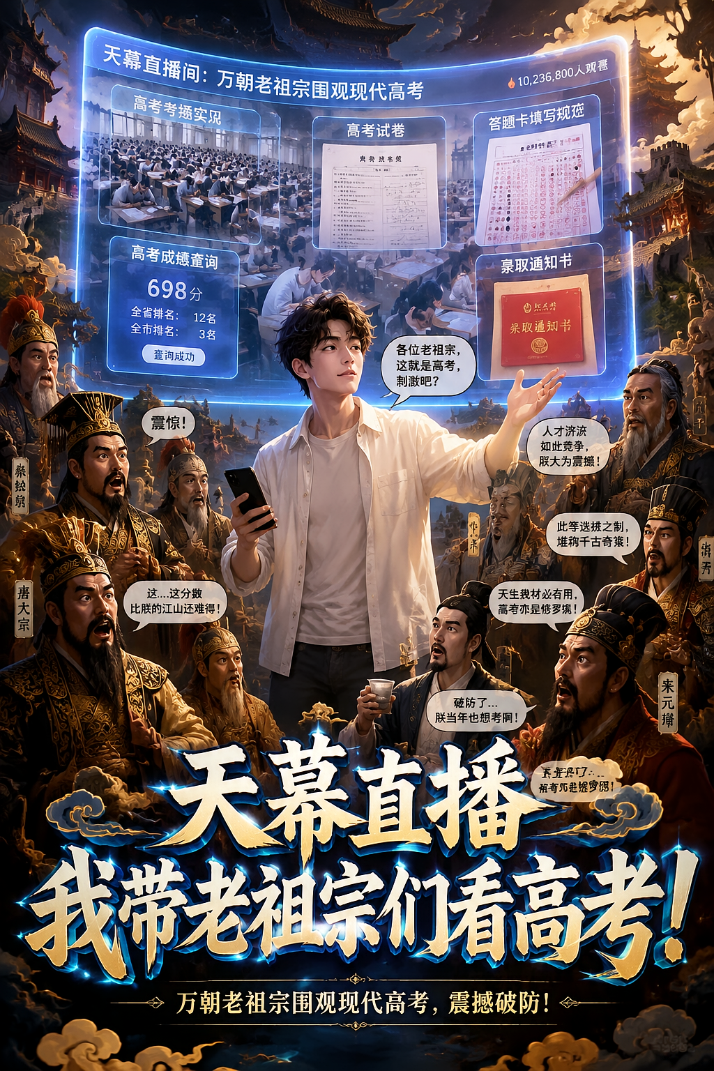 天幕直播我带老祖宗们看高考！