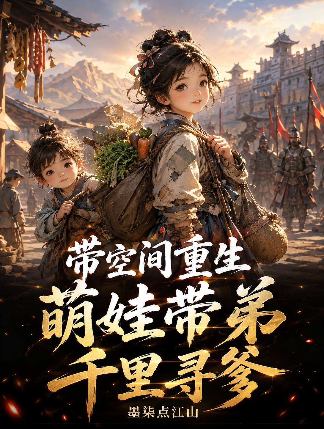 带空间重生，萌娃带弟千里寻爹