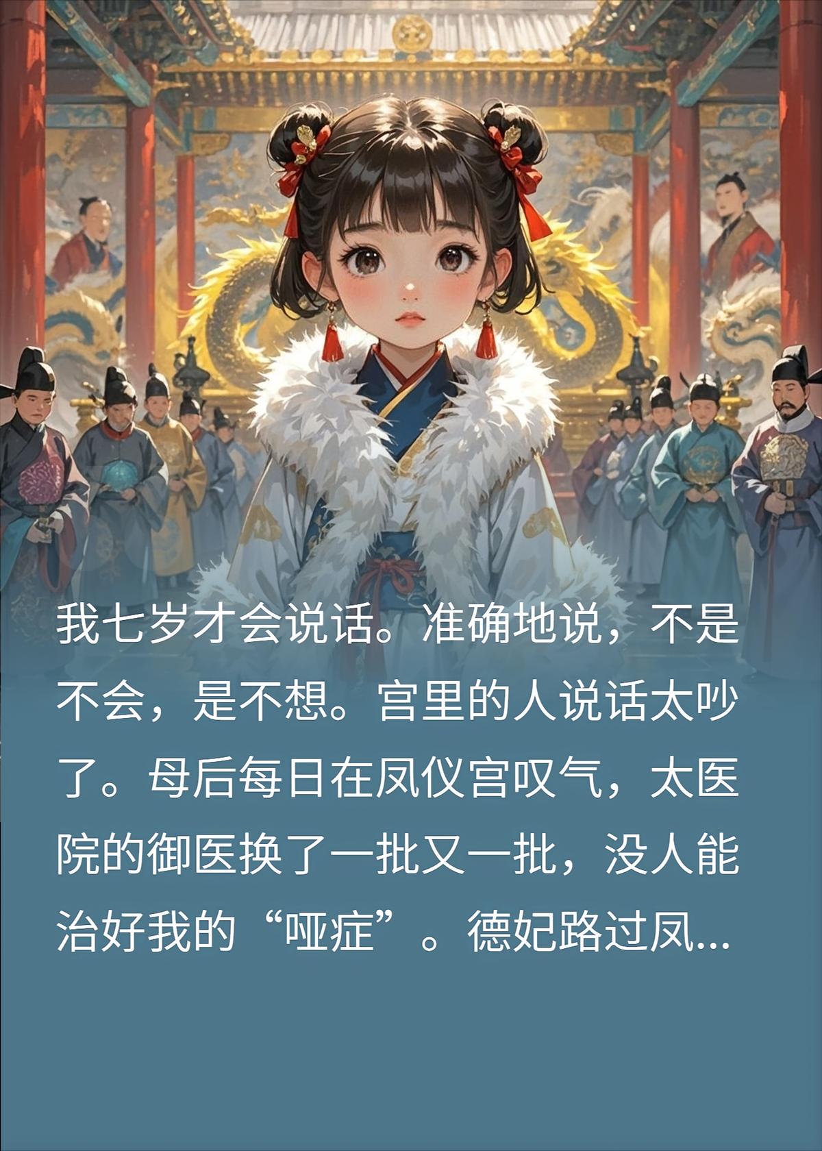 装哑七年听遍后宫秘闻，我一开口渣爹慌了