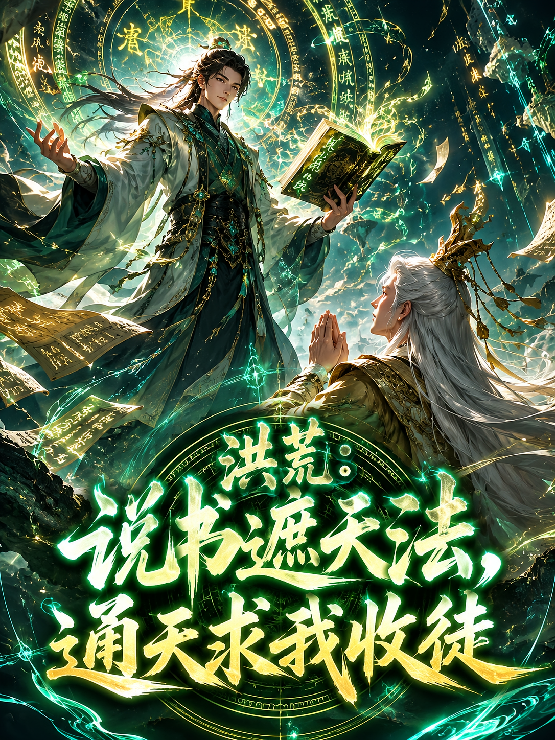 洪荒：说书遮天法，通天求我收徒