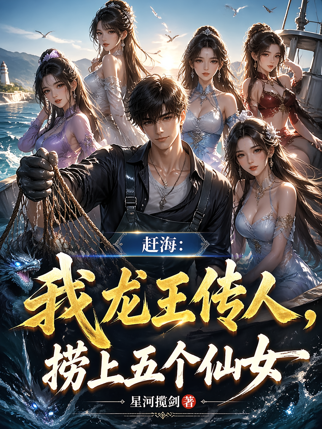 赶海：我龙王传人，捞上五个仙女