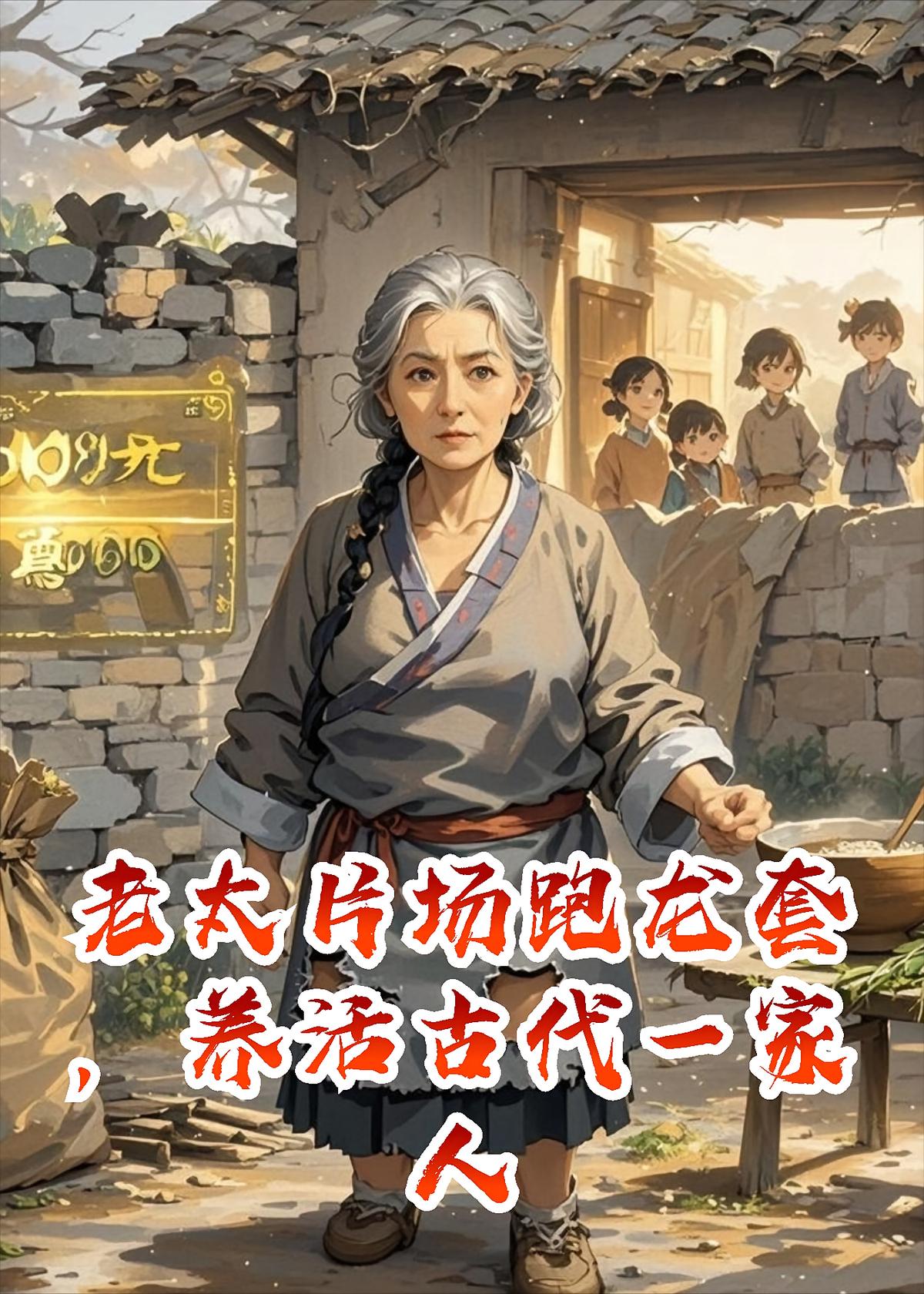 老太片场跑龙套，养活古代一家人
