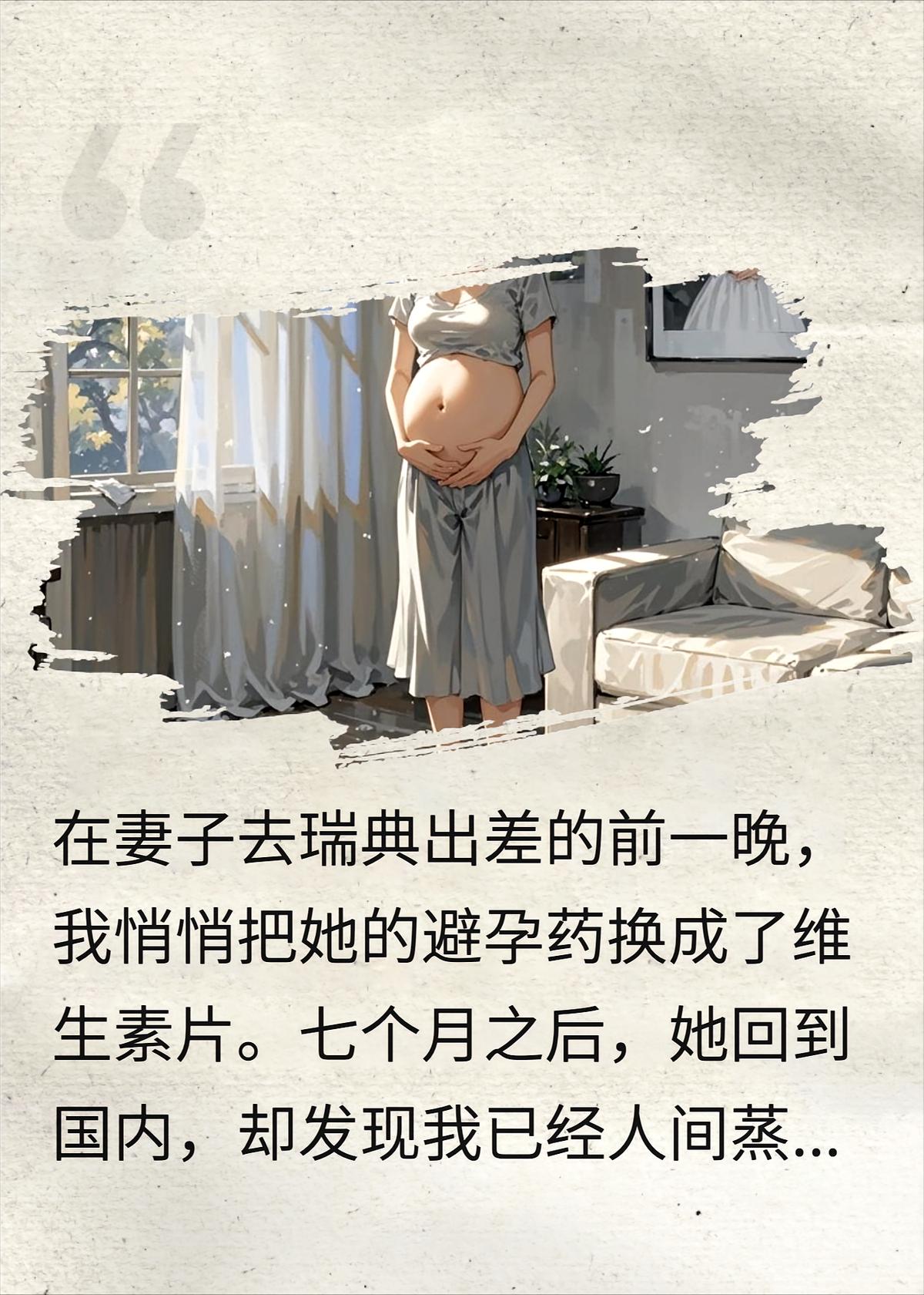 妻子出差前夜，我换掉了她的避孕药，回国后，我却失联