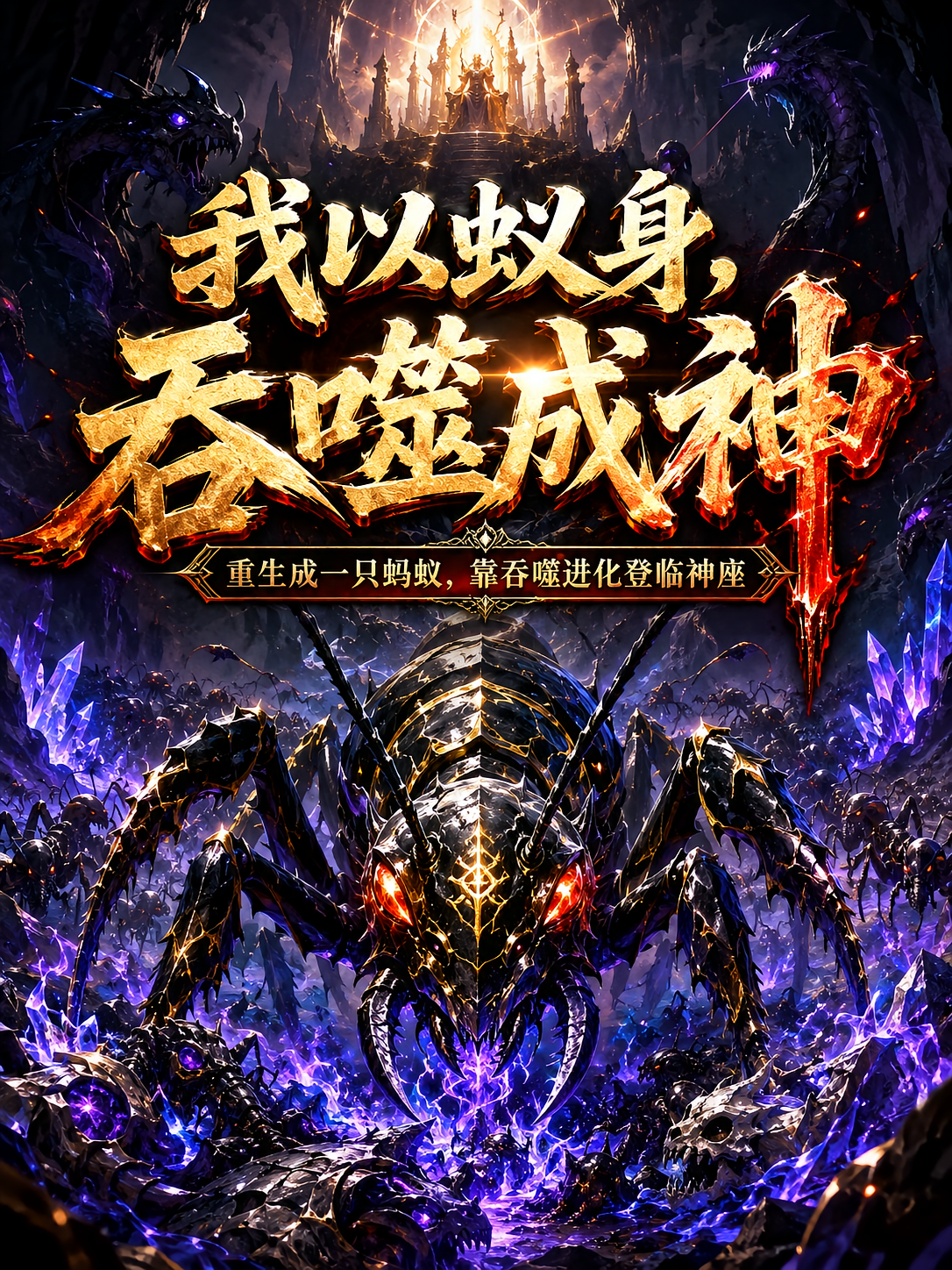 重生成一只蚂蚁，靠吞噬进化成神