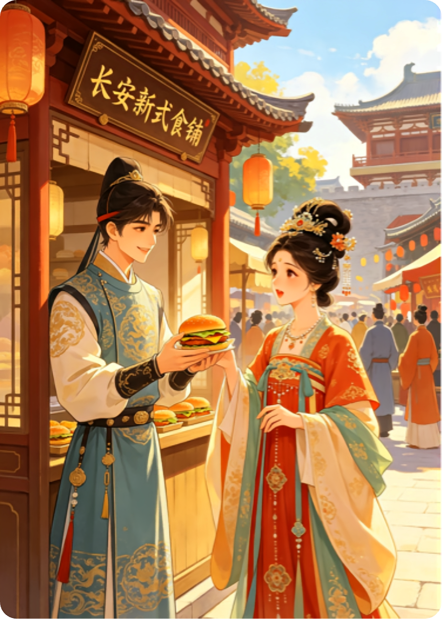穿越大唐开快餐店，我撩疯了全城公主