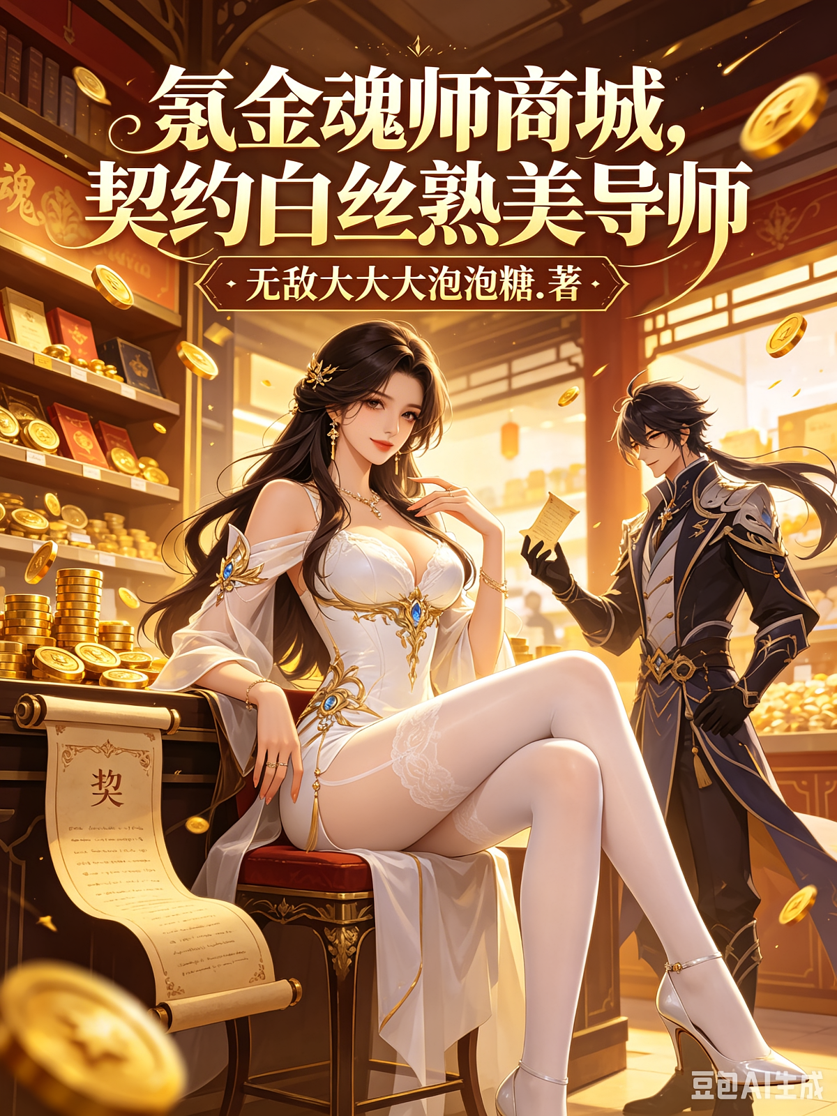 氪金魂师商城，契约白丝熟美导师