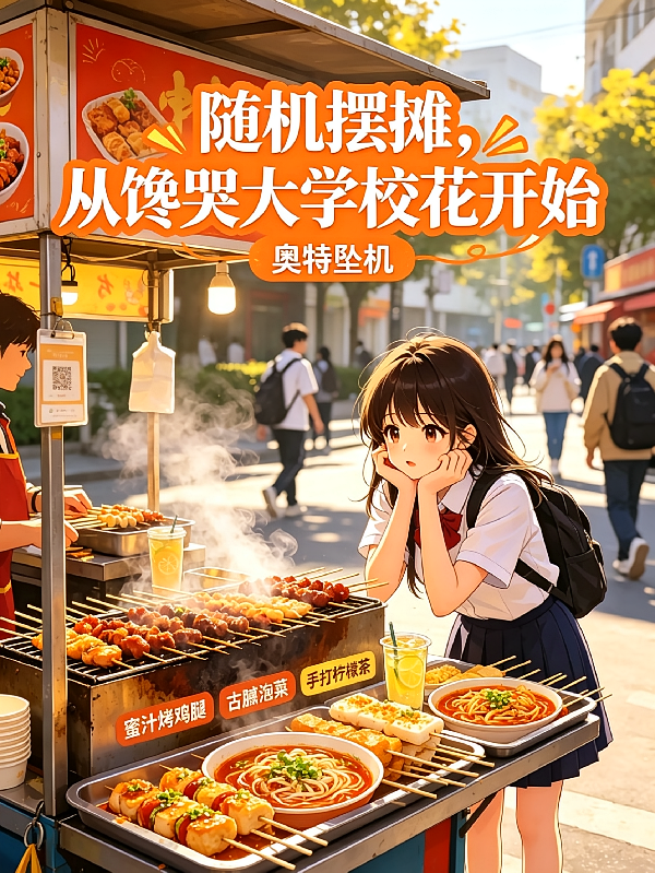 随机摆摊，从馋哭大学校花开始