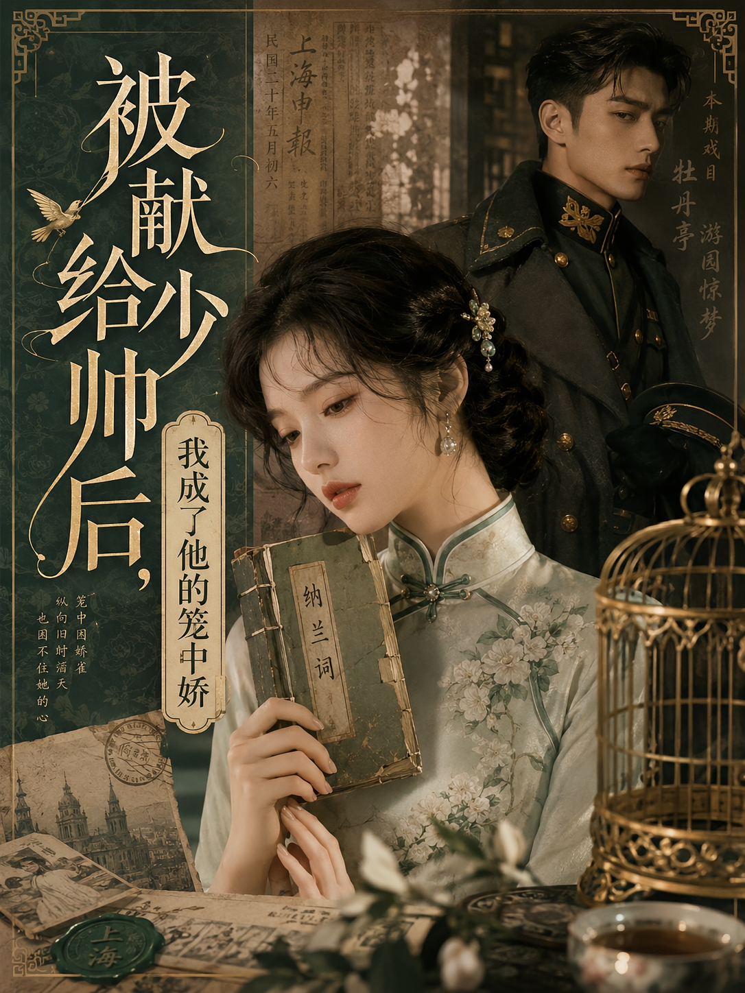 被献给少帅后，我成了他的笼中娇