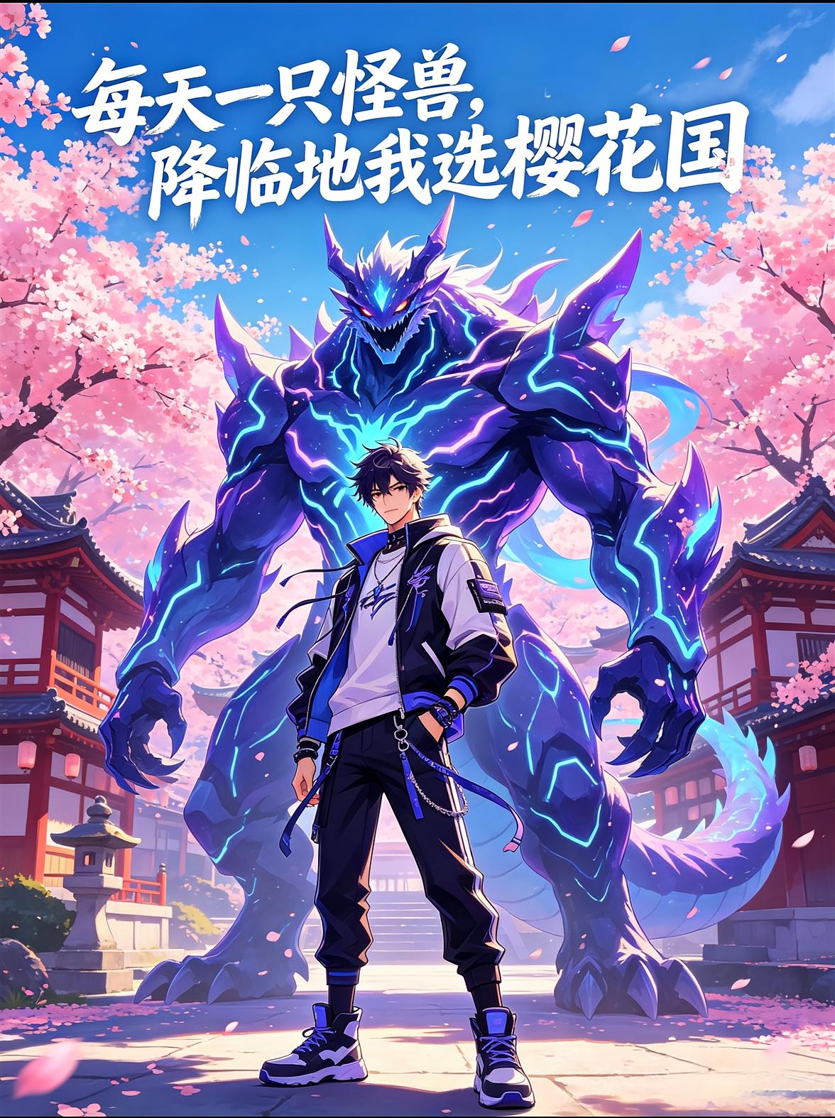 每天一只怪兽，降临地我选樱花国
