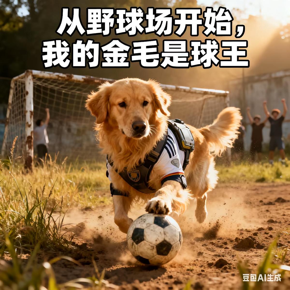 从野球场开始，我的金毛是球王