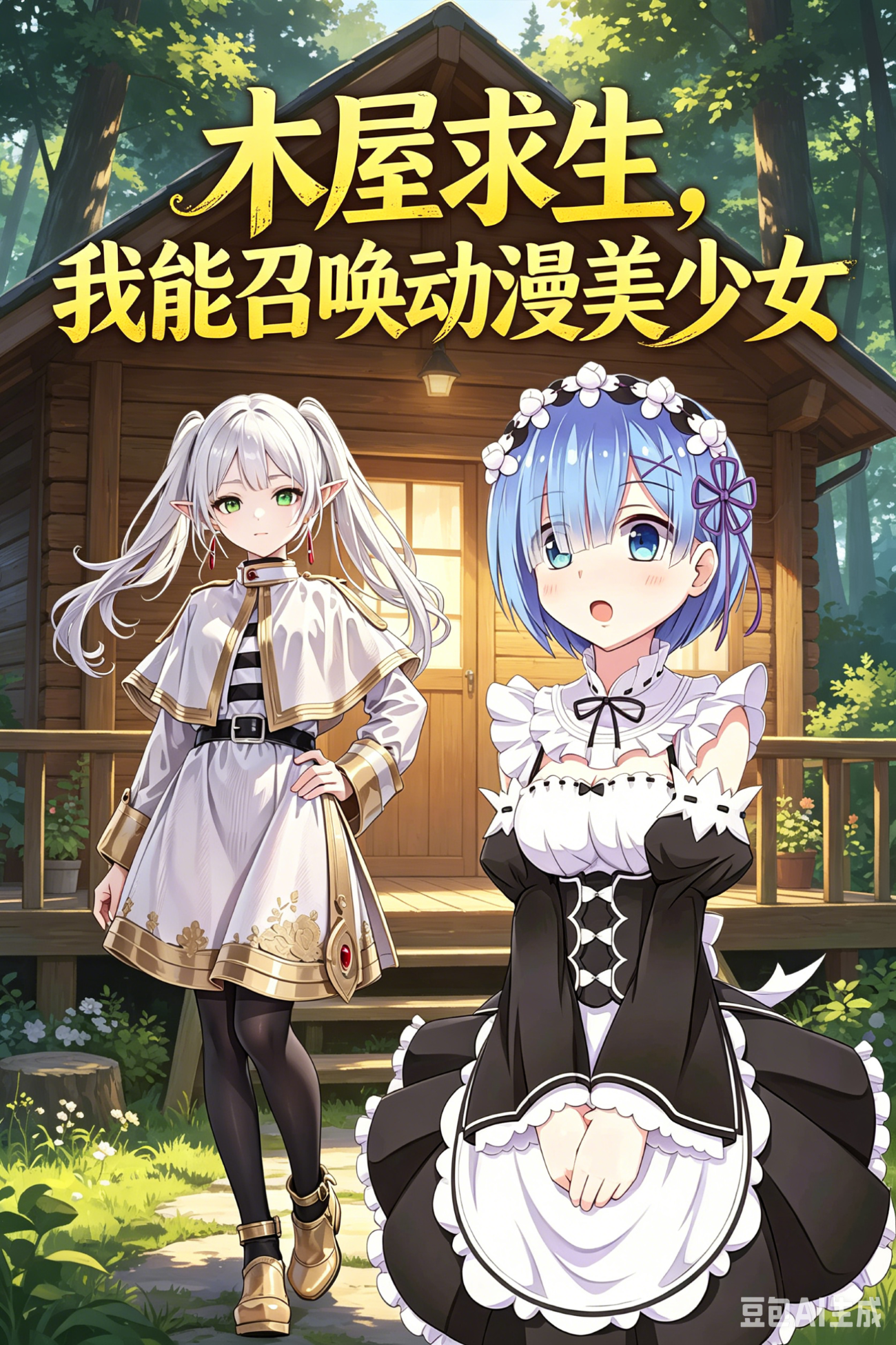 木屋求生，我能召唤动漫美少女